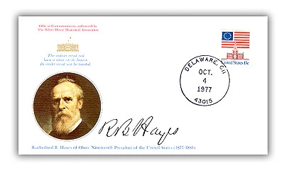 #96126
1977 Rutherford B Hayes Commemorative Cover