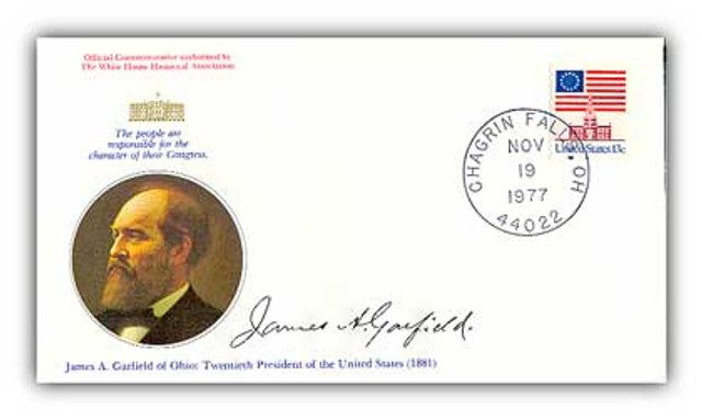 #96133 - 1977 James Garfield Commemorative Cover