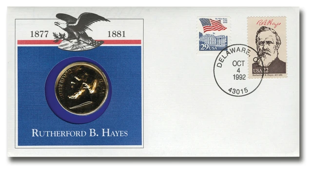 #97713
1992 Rutherford B. Hayes Medal Cover