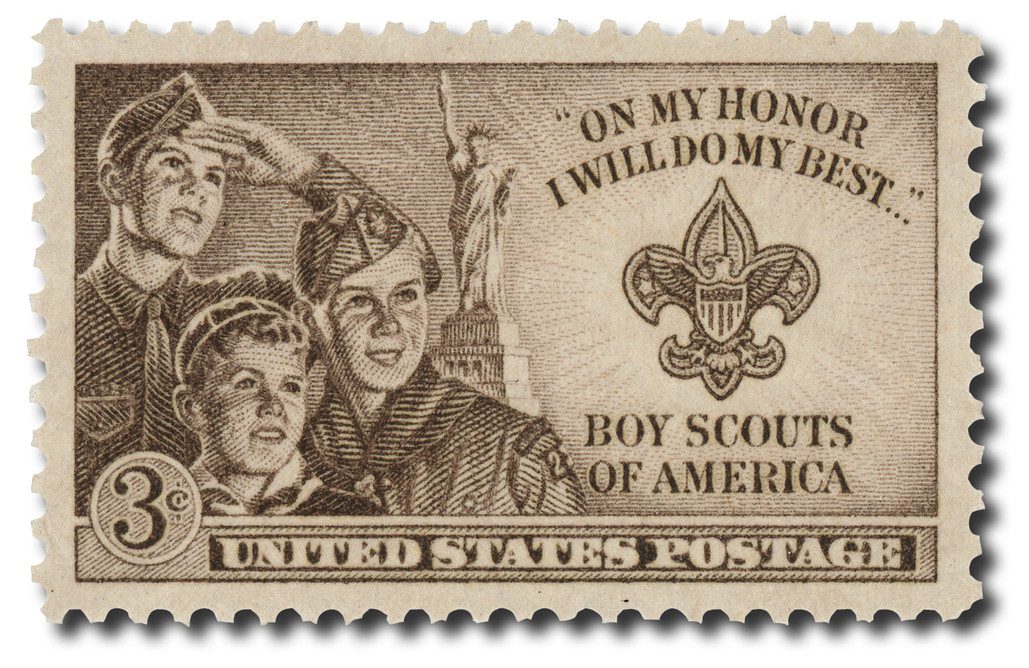 #995 - 1950 3c Boy Scouts of America