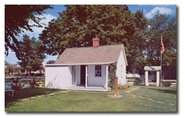 #AC589
8/4/2005, USA, Postcard, The Birthplace of Herbert Hoover