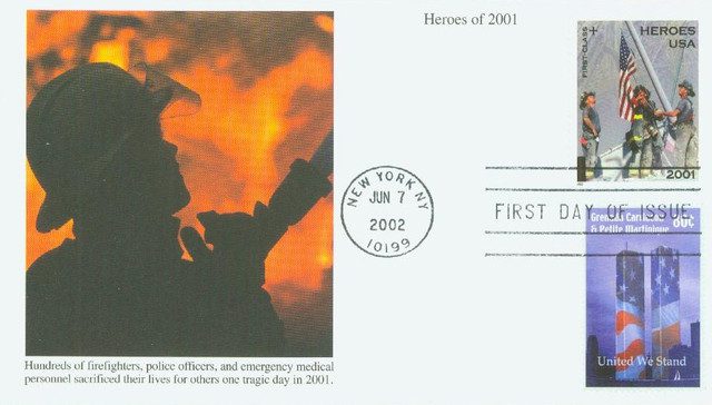 #B2x - 2002 34c&11c Heroes of'01 & 80c Grenada