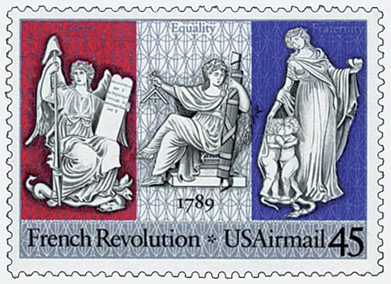 #C120 - 1989 45c French Revolution Joint Issue With France