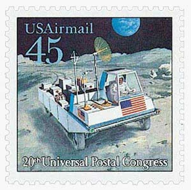 #C124 - 1989 45c Surface Rover