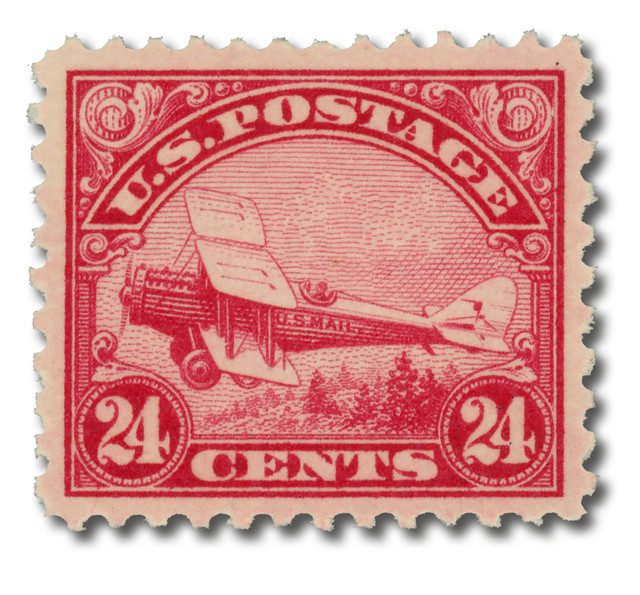 #C6 - 1923 24c Airmail carmine