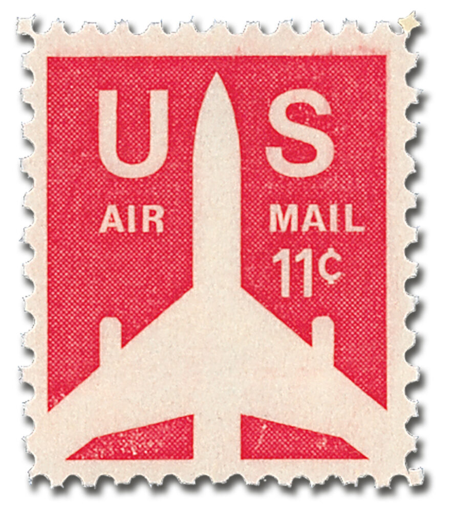 #C78
1971 11c Silhouette of Jet Airliner