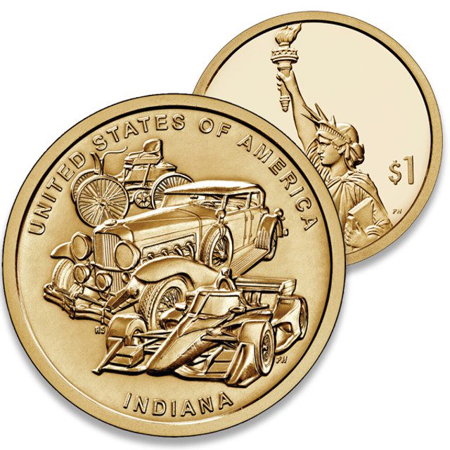 #CAI040 - 2023 $1.00 American Innovation,, IN, Philadelphia Mint