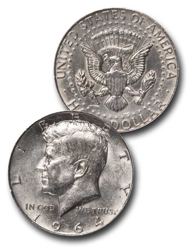 #CH-964D - 1964-D John F. Kennedy Half Dollar