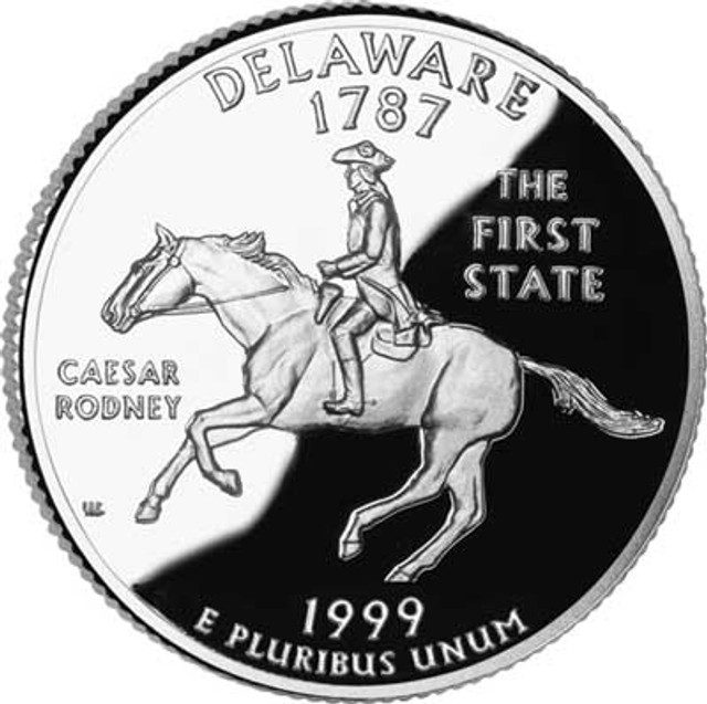 #CNDE25P - 1999 Delaware State Quarter, P Mint
