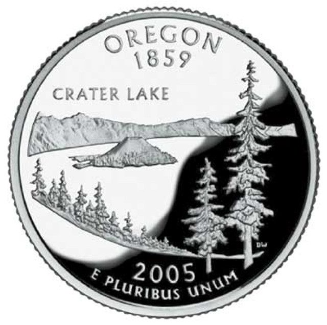 #CNOR25P - 2005 Oregon State Quarter, P Mint