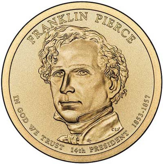 # CNPRES14P - 2010 $1.00 President Franklin Pierce, P Mint