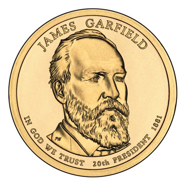 #CNPRES20P - 2011 $1.00 President James Garfield, P