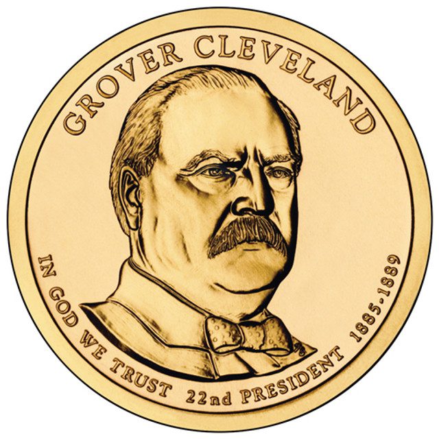 #CNPRES22D - 2012 $1.00 President Grover Cleveland D