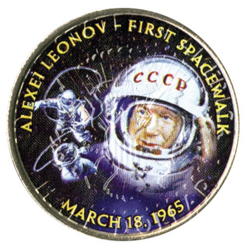 #CNS193s
Space "Alexi Leonov First Spacewalk" US Half Dollar Commemorative Coin