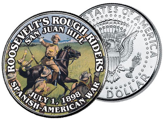 #CNS206 - JFK 50c Roosevelt's Rough Riders