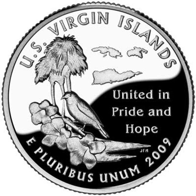 #CNVI25D - 2009 Virgin Islands Quarter D Mint