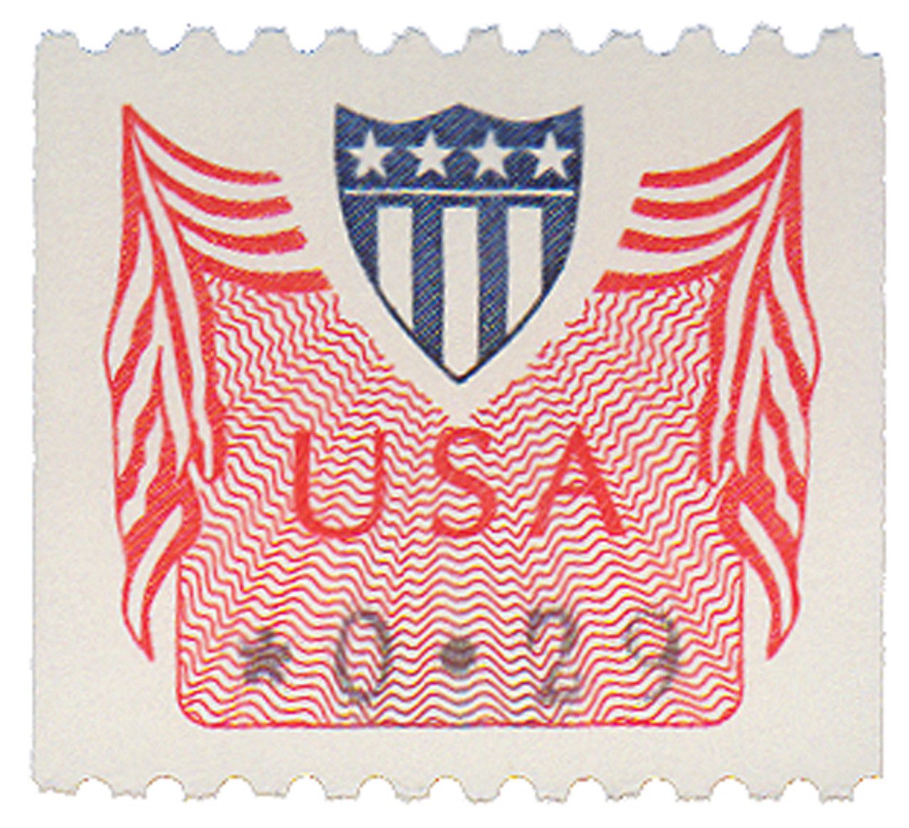 1992 29¢ Shield and Bunting
Variable Rate Coil