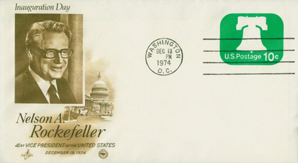 # IC 1974V - 1974 Inauguration Cover - Vice-President Nelson A. Rockefeller
