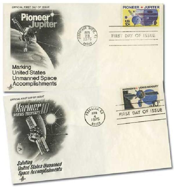 Item #M5470 – Mariner and Pioneer 10 First Day Covers set.