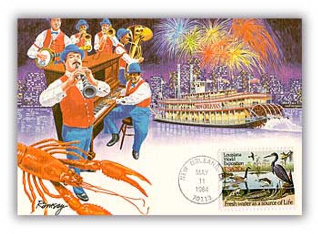 #M84-25
1984 20c Louisiana World Exposition
