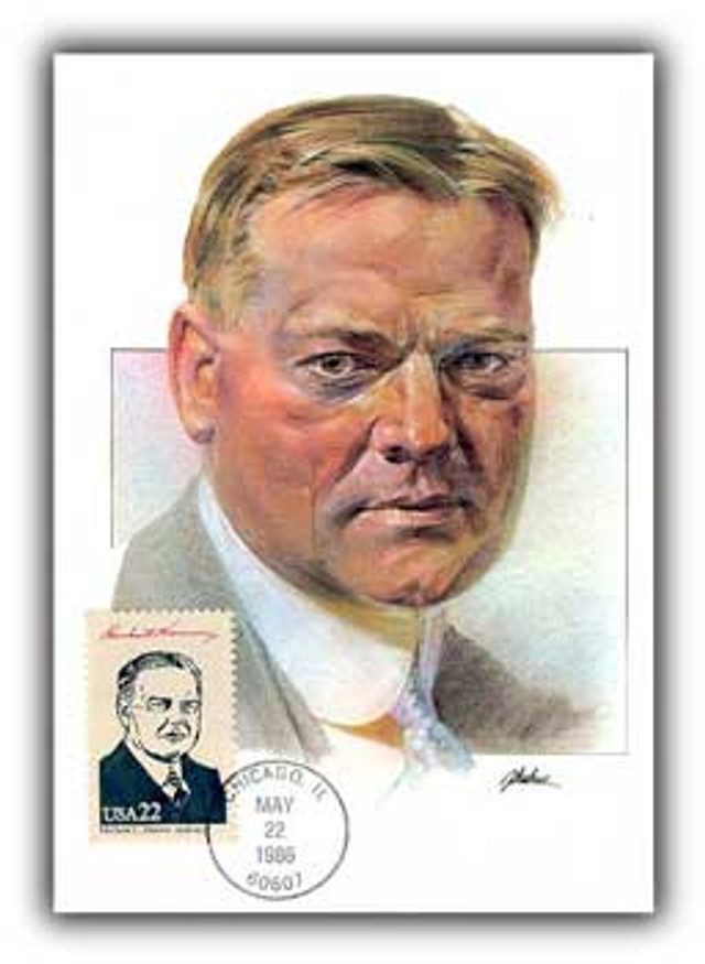 #M86-50 - 1986 Presidents-Herbert Hoover Maxicard