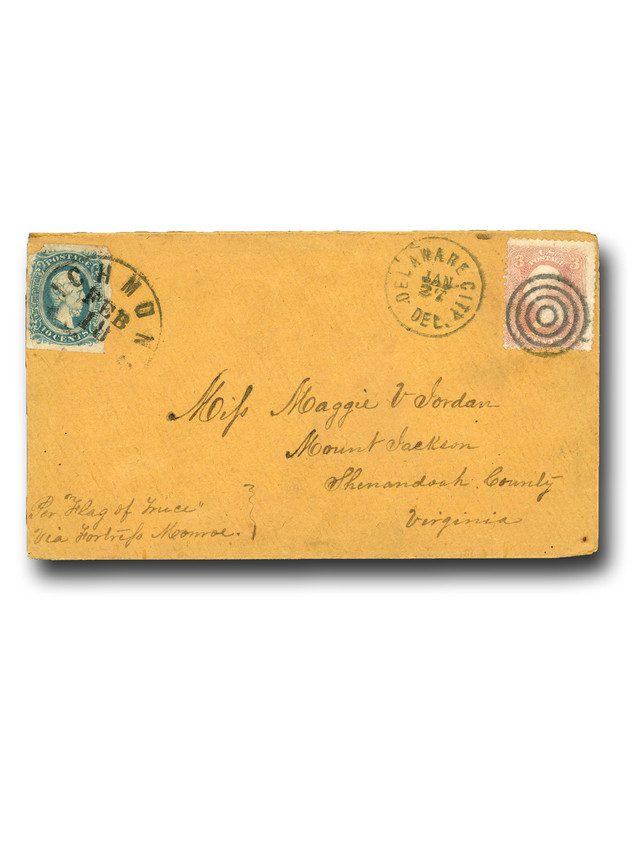 #MA1708 - Flag of Truce Civil War Cover