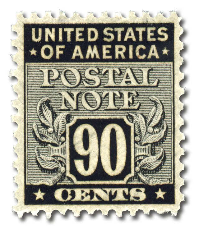 #PN18 - 1945 90c Postal Note, black
