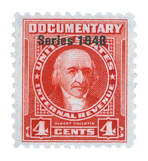 #R489 - 1948 4c U.S. Internal Revenue Stamp, Carmine