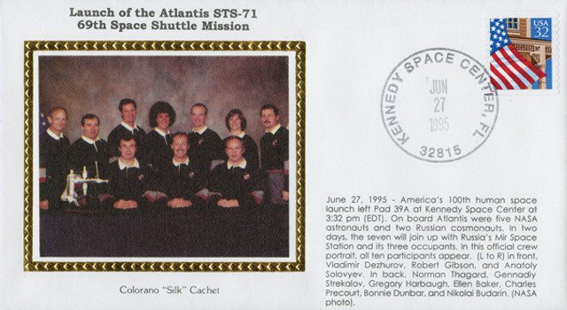 #STS71L - STS-71 Launch Cover