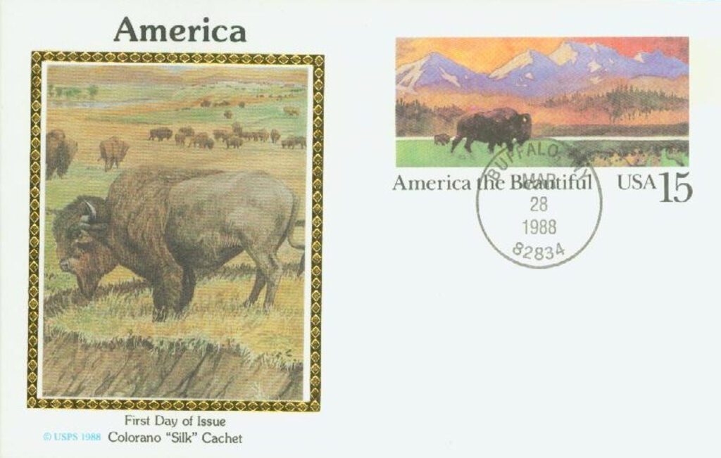 #UX120 - 1988 15c Postal Card - America the Beautiful