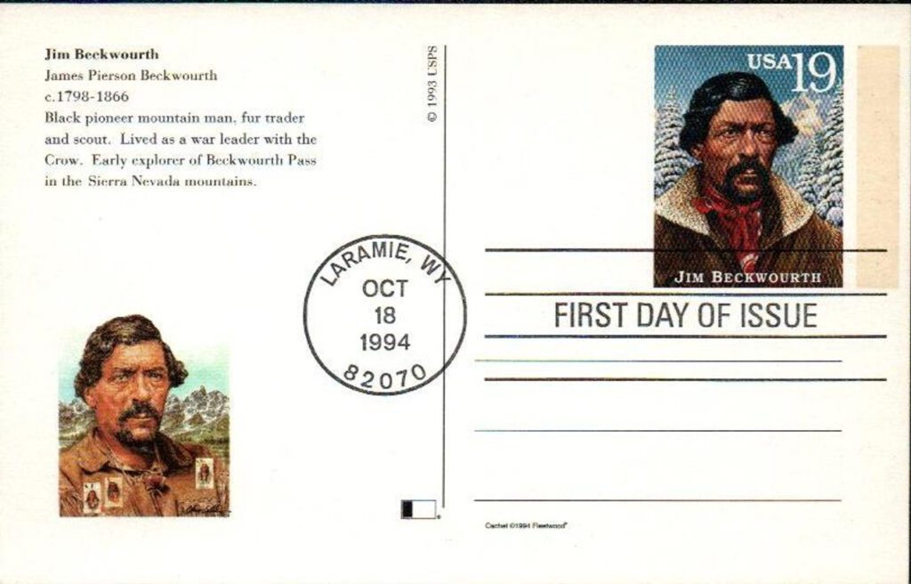 #UX194 - 1994 19c Jim Beckwourth Postal Card