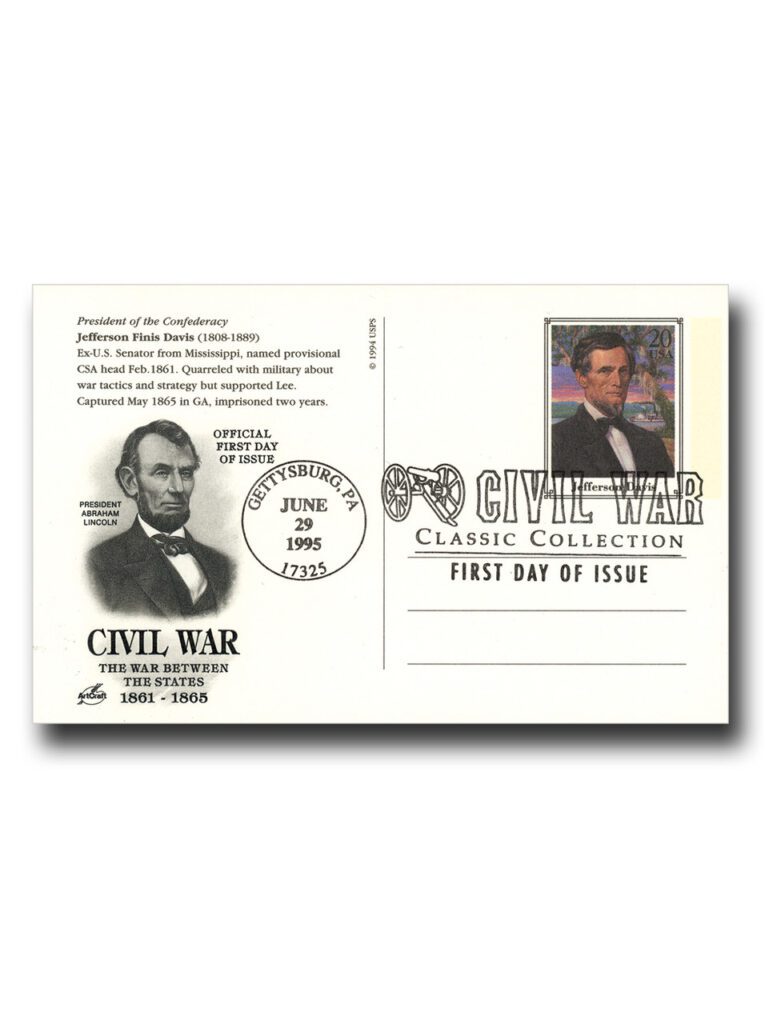 #UX205 - 1995 J. Davis First Day Postal Card