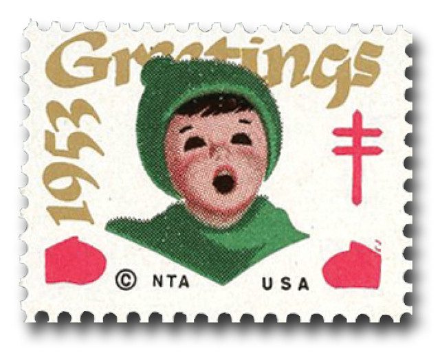 #WX164 - 1953 National Tuberculosis Association Christmas Seal, Perf. 13