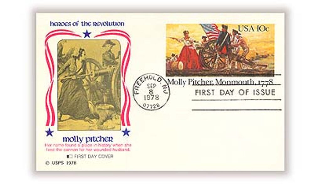 #UX77 - 1978 10c Postal Card - Molly Pitcher