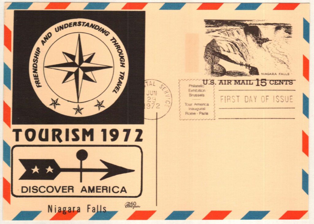 #UXC13 - 1972 15c Air Mail Postal Card - Niagara Falls