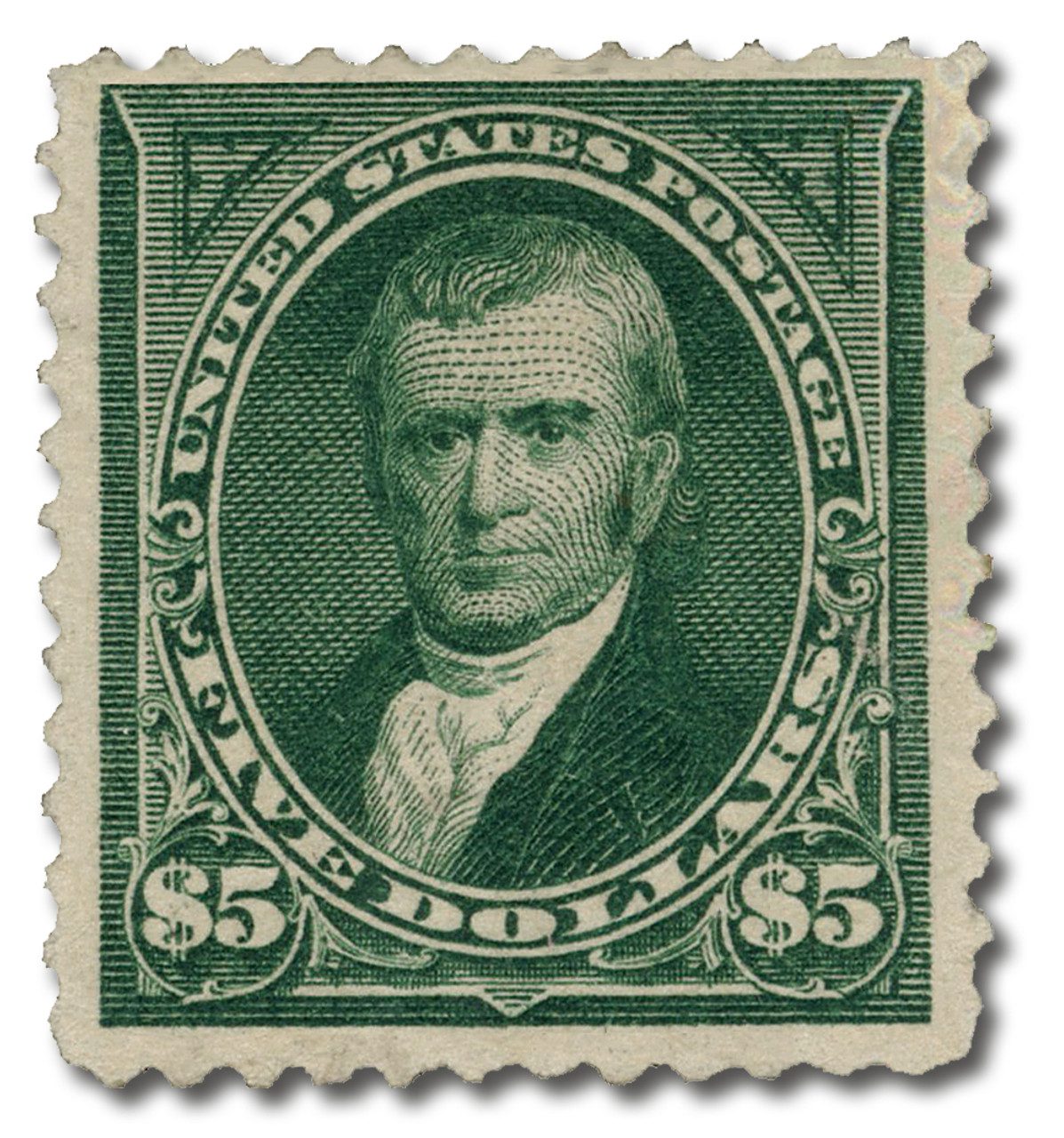 # 263 - 1894 $5 Marshall, unwatermarked