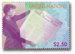 2018 $2.50 Declaration of Human Rights stamp