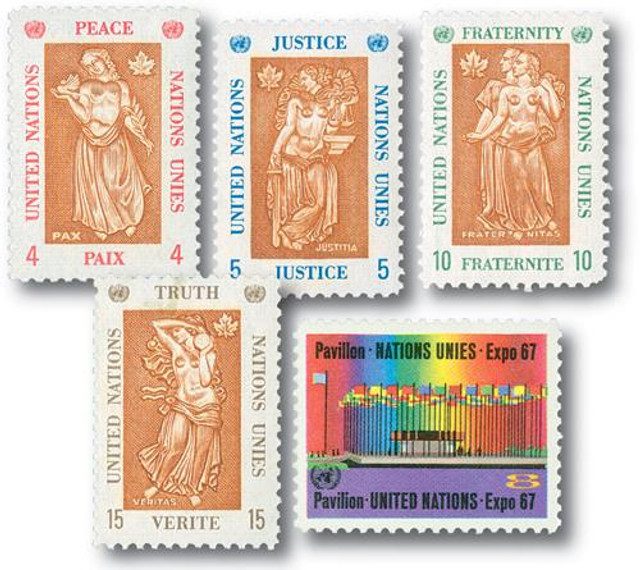 #UN170-74 - 1967 Expo 1967 Canada