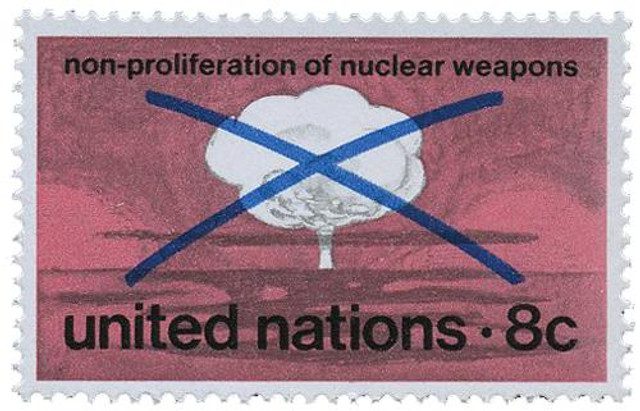 #UN227 - 1972 8c Non-prolif. of Nuclear Weapons