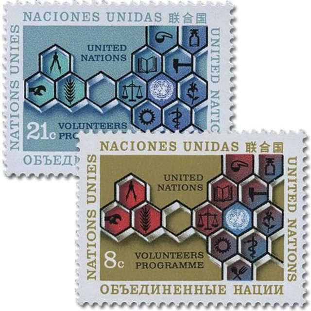 #UN238-39 - 1973 Volunteers Program