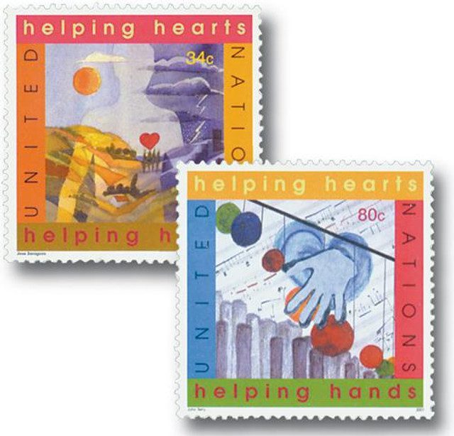 #UN793-94 - 2001 International Volunteers Year