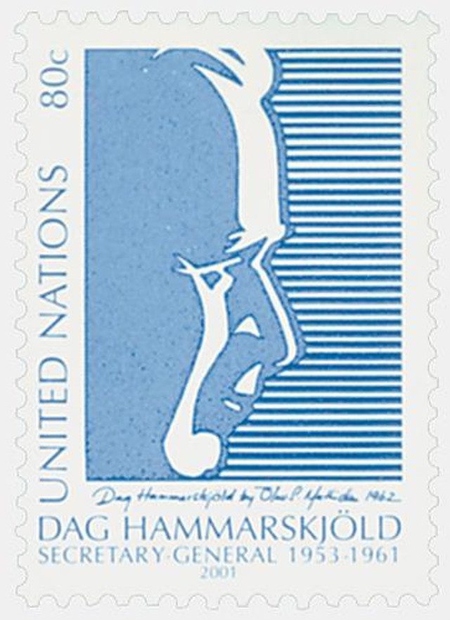 #UN808 - 2001 Dag Hammarskjold