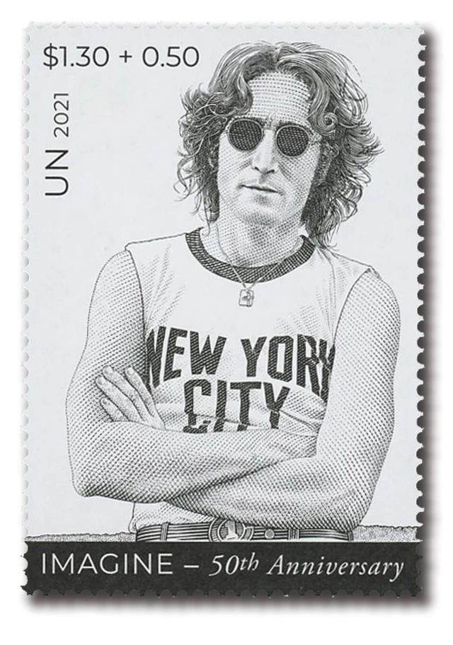 #UNB3
2021 $1.30 + .50 International Day of Peace: John Lennon