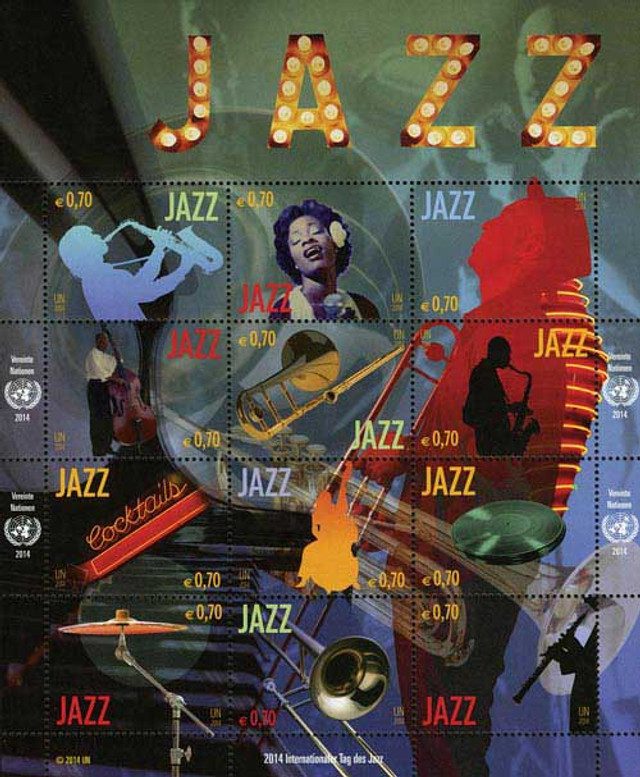 #UNV542 - 2014 70c Intern'l Year of Jazz