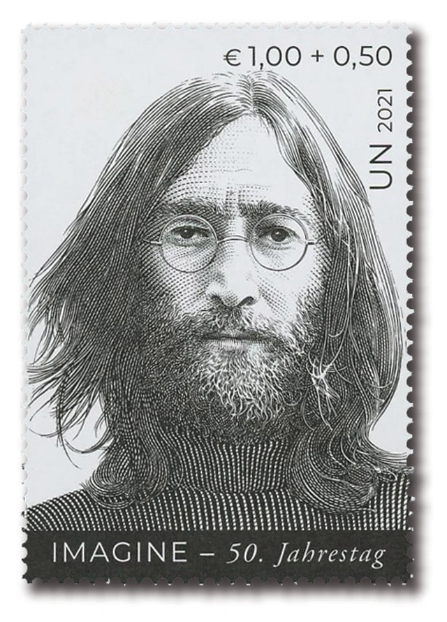 #UNVB2
2021 1,00 + 0,50 International Day of Peace: John Lennon, UN Vienna