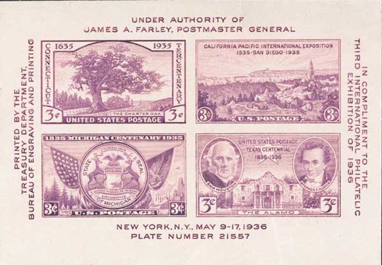 1936 TIPEX Souvenir Sheet