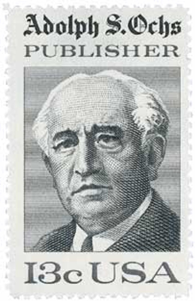 1976 13¢ Adolph S. Ochs