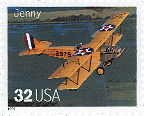 3142s - 1997 32c Classic American Aircraft: Jenny