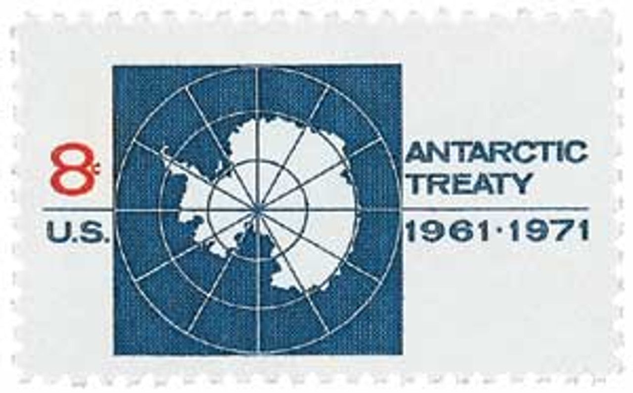 #1431 - 1971 8c Antarctic Treaty
