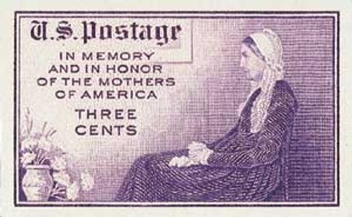 754 - 1935 3c Mothers of America, imperf, no gum